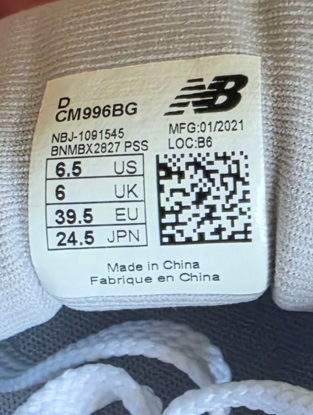 New Balance 996 'Grey Silver' CM996B Size 8 Women/ 6.5 Men D $122 NEW - Picture 13 of 16